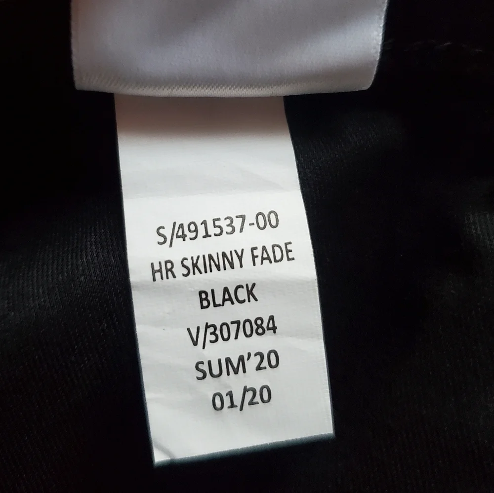 Banana Republic High-Rise SLIMMING Skinny Jeans Black Size 27/4